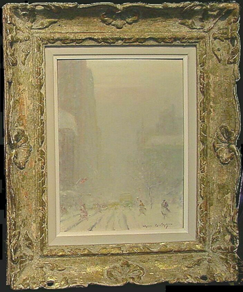 Lot image - Johann Berthelsen Danish/American, 1883-1969 5TH AVENUE AT 60TH STREET LOOKING SOUTH