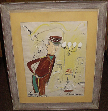 Lot image - Ludwig Bemelmans 1898-1962 THE CHASSEUR OF MAXIMS, 1946