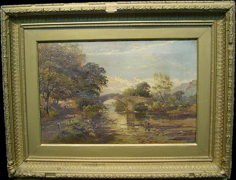 Lot image - William Matthison British, 1874-1922 ILKLEY BRIDGE FROM THE NESFIELD ROAD