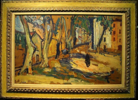 Lot image - Arbit Blatas Russian, b. 1908 BLUE LANDSCAPE