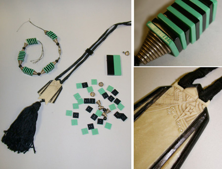 Lot image - Two Auguste Bonaz Necklaces