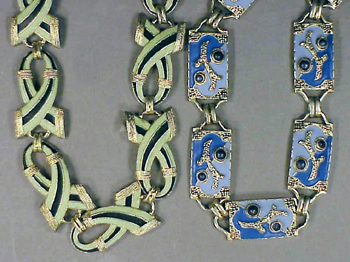 Lot image - Two Theodor Fahrner Link Necklaces