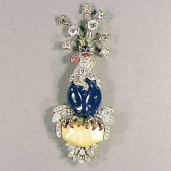 Lot image - Alfred Philippe for Trifari Eagle Pin