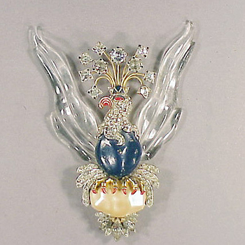 Lot image - Alfred Philippe for Trifari Eagle Pin