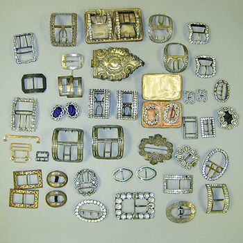 Lot image - Group of Antique Buckles