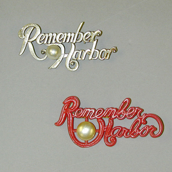 Lot image - Two Pearl Harbor Commemorative Pins