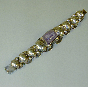 Lot image - Mexican Silver Bracelet
