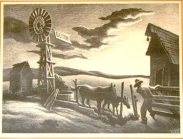 Lot image - Thomas Hart Benton