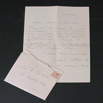 Lot image - WITTGENSTEIN, LUDWIG Autograph letter signed