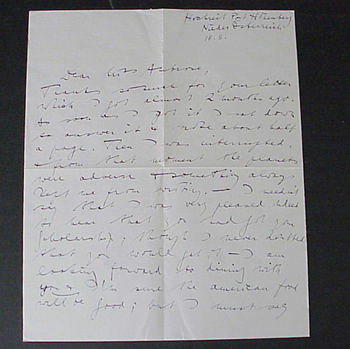 Lot image - WITTGENSTEIN, LUDWIG Autograph letter signed