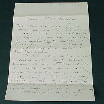 Lot image - WITTGENSTEIN, LUDWIG Autograph letter signed