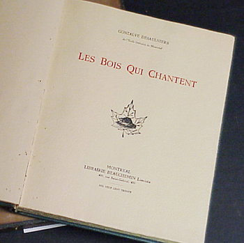 Lot image - DESAULNIERS, GONZALVE, Les Bois qui Chantent