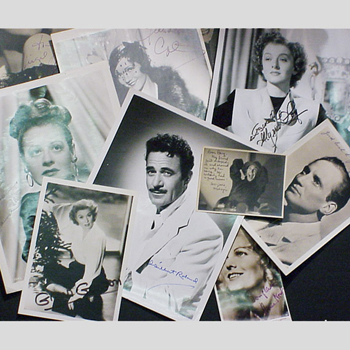 Lot image - SIGNED PHOTOGRAPHS Collection of 50 signed and inscribed photographs