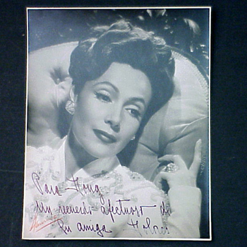 Lot image - DEL RIO, DOLORES; 11 signed photographs