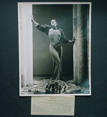 Lot image - SWANSON, GLORIA; 41 still photographs