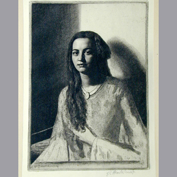 Lot image - Gerald Brockhurst UNA Etching