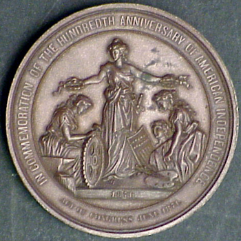 Lot image - COMMEMORATIVE MEDAL: AMERICAN