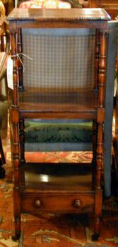 Lot image - Regency Rosewood Whatnot