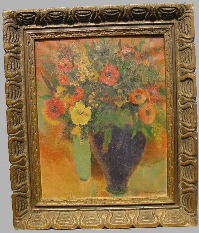 Lot image - Attributed to Saburo Miyamoto FLORAL STILL LIFE