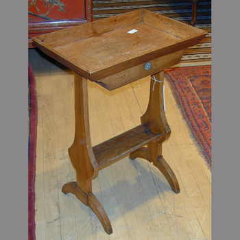 Lot image - Provincial Directoire Fruitwood Side Table