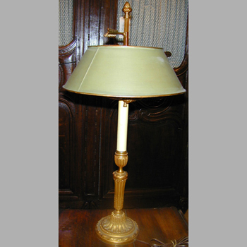 Lot image - Louis XVI Style Gilt-Metal Lamp