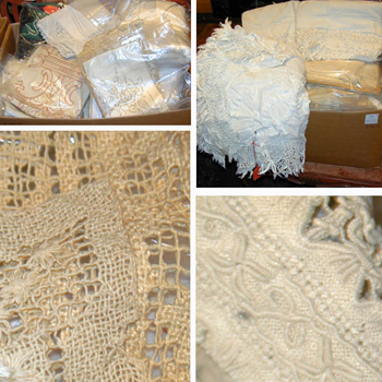 Lot image - Miscellaneous Group of Linens