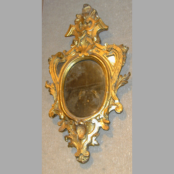 Lot image - Pair of Neoclassical Gilt-Wood Mirrors