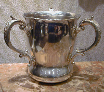 Lot image - Sterling Silver Three-Handled Trophy