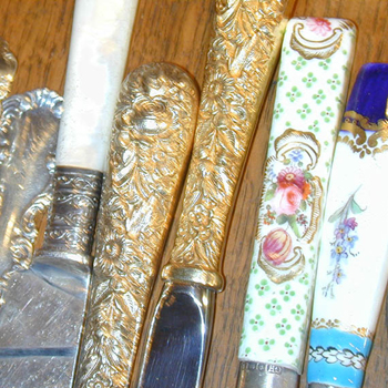 Lot image - Miscellaneous Group of Sterling Silver, English Silver and Silver Gilt Flatware