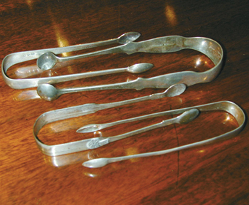 Lot image - Group of Sterling Silver Sugar Tongs