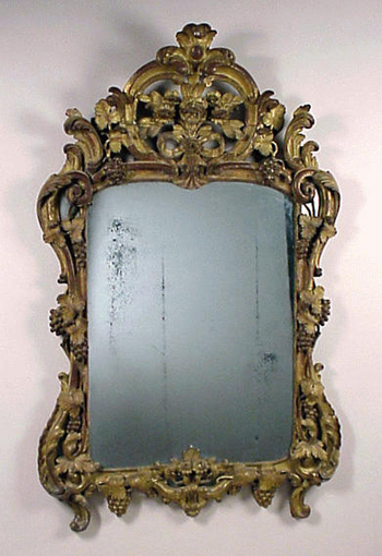Lot image - Louis XV Gilt-Wood Mirror