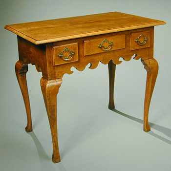 Lot image - Provincial George II Fruitwood Lowboy