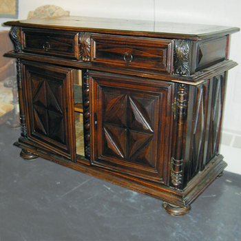 Lot image - Louis XIII Style Walnut Buffet