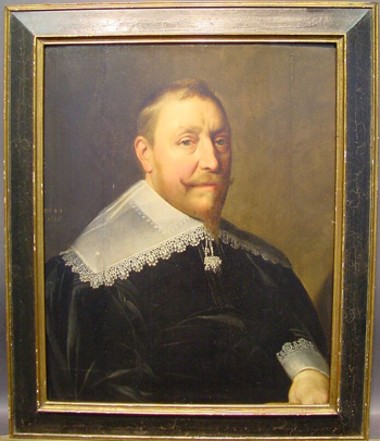 Lot image - Attributed to Michiel Jansz. van Mierevelt PORTRAIT OF A GENTLEMAN