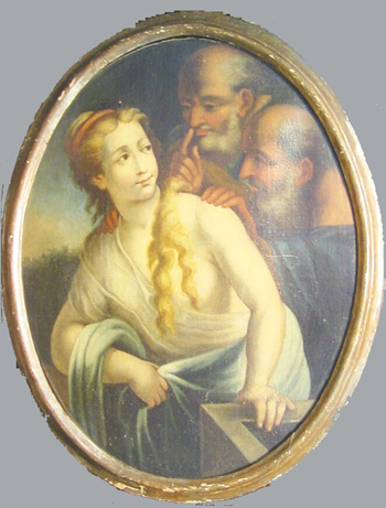 Lot image - Italian School 18th Century SUSANNA AND THE ELDERS
