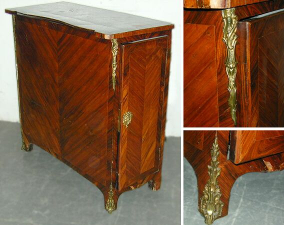 Lot image - Louis XV Gilt-Bronze Mounted Kingwood Folio Cabinet