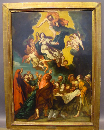 Lot image - Circle of Johann Rottenhammer THE ASSUMPTION OF THE VIRGIN