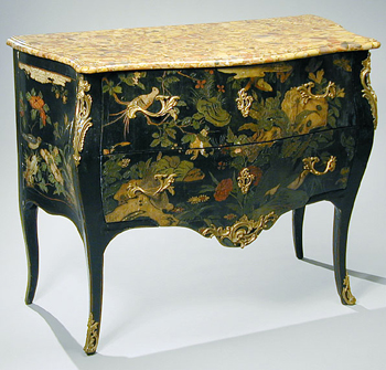 Lot image - Louis XV Gilt-Bronze Mounted Coromandel Lacquer Commode