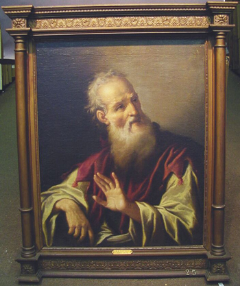 Lot image - Italian School 18th Century PORTRAIT OF A SAINT