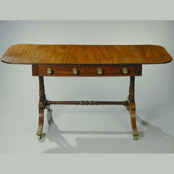 Lot image - Regency Mahogany Sofa Table