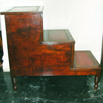 Lot image - Victorian Mahogany Bedsteps