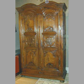 Lot image - Louis XIII Walnut Armoire