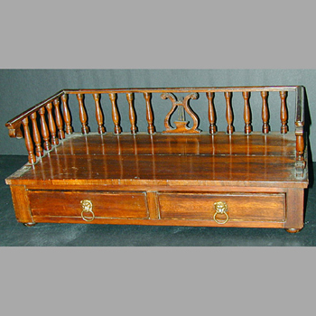 Lot image - William IV Rosewood Book Tray