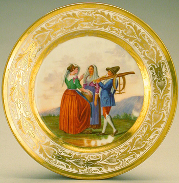 Lot image - Paris Porcelain Plate