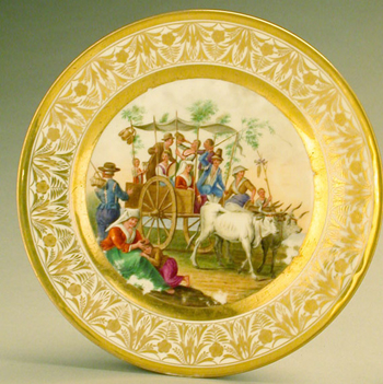 Lot image - Paris Porcelain Plate