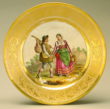 Lot image - Paris Porcelain Plate