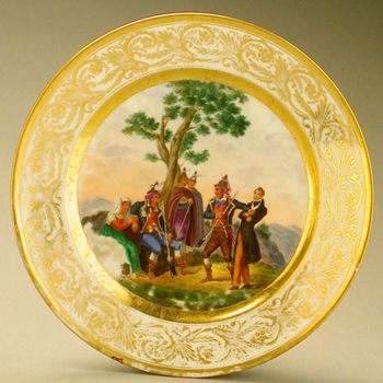 Lot image - Paris Porcelain Plate