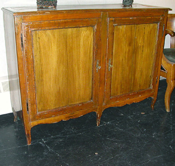 Lot image - Pair of Provincial Italian Rococo Walnut Side Cabinets