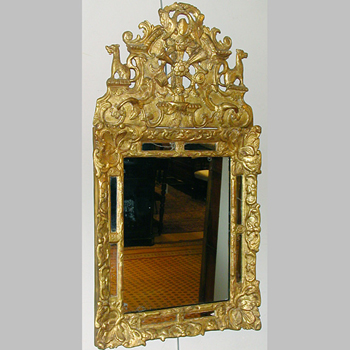 Lot image - Regence Gilt-Wood Mirror