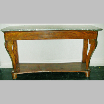 Lot image - Late Empire Mahogany Console